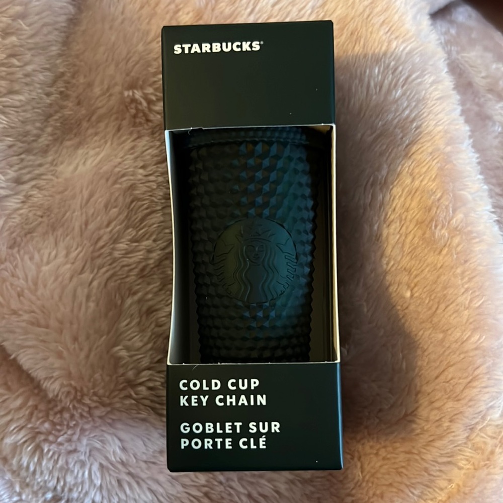 Starbucks dark green key chain